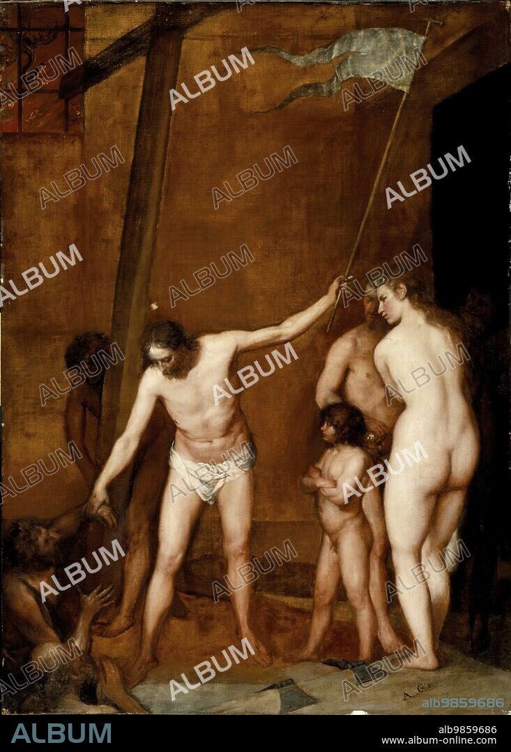 ALONSO CANO. Christ's descent Christ into limbo, c.1655.