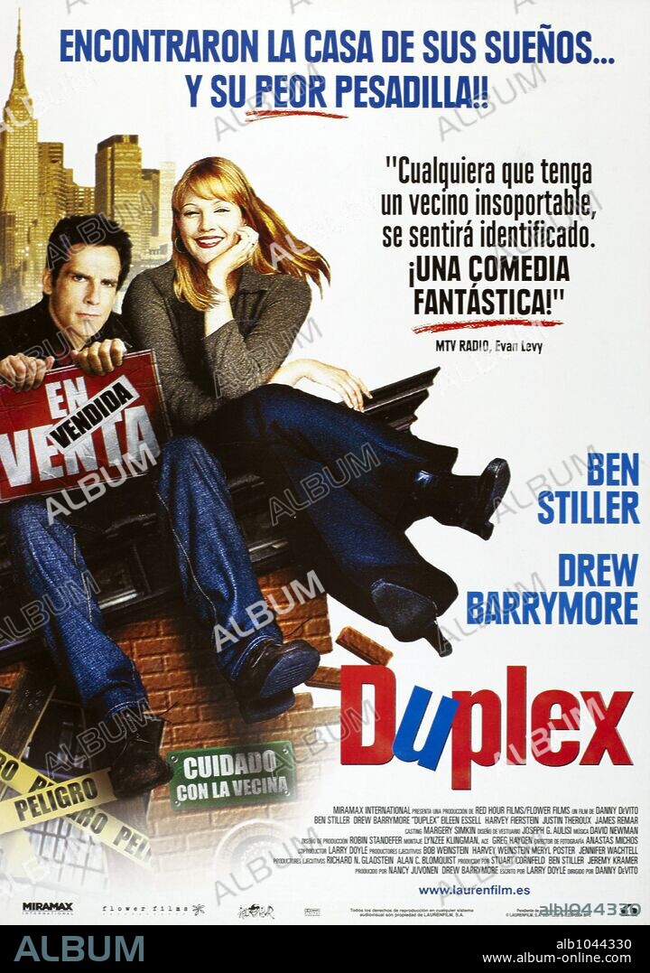 DREW BARRYMORE en DUPLEX, 2003, dirigida por DANNY DEVITO. Copyright MIRAMAX.