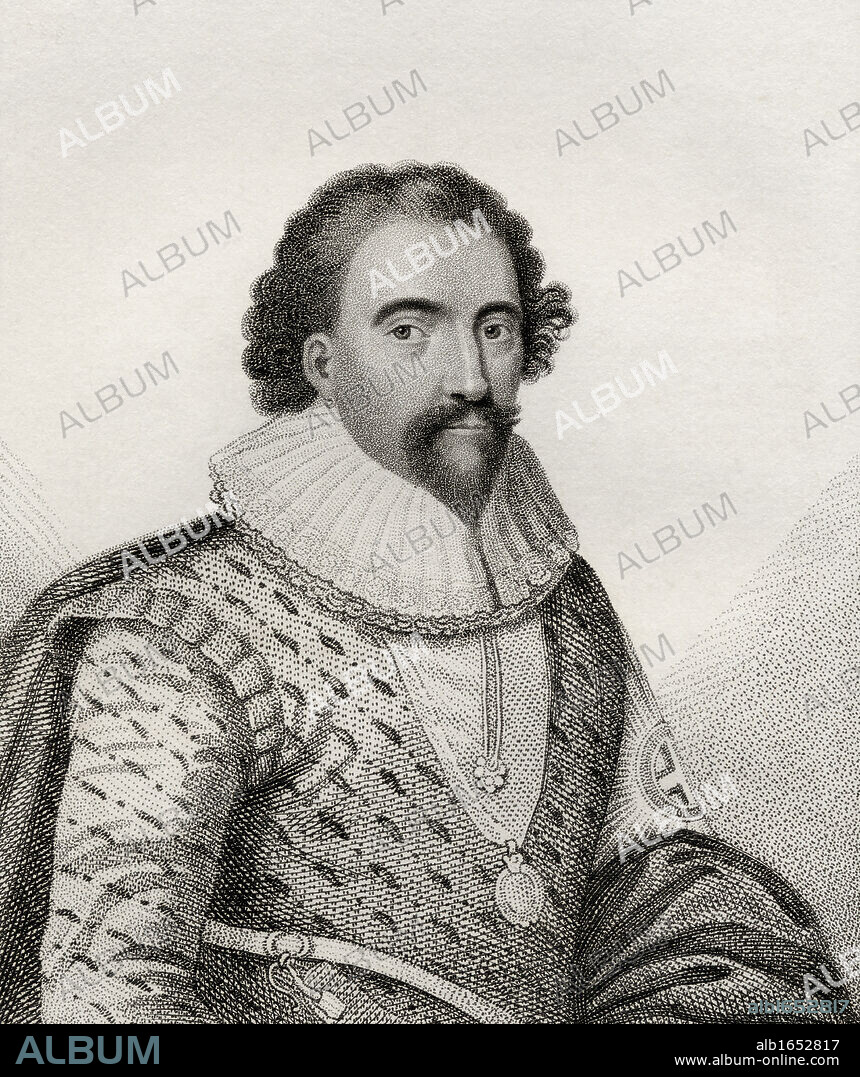 William Herbert 3rd Earl of Pembroke 1580-1630 Lord Chamberlain and founder of Pembroke College From the book A catalogue of Royal and Noble Authors Volume II published 1806.