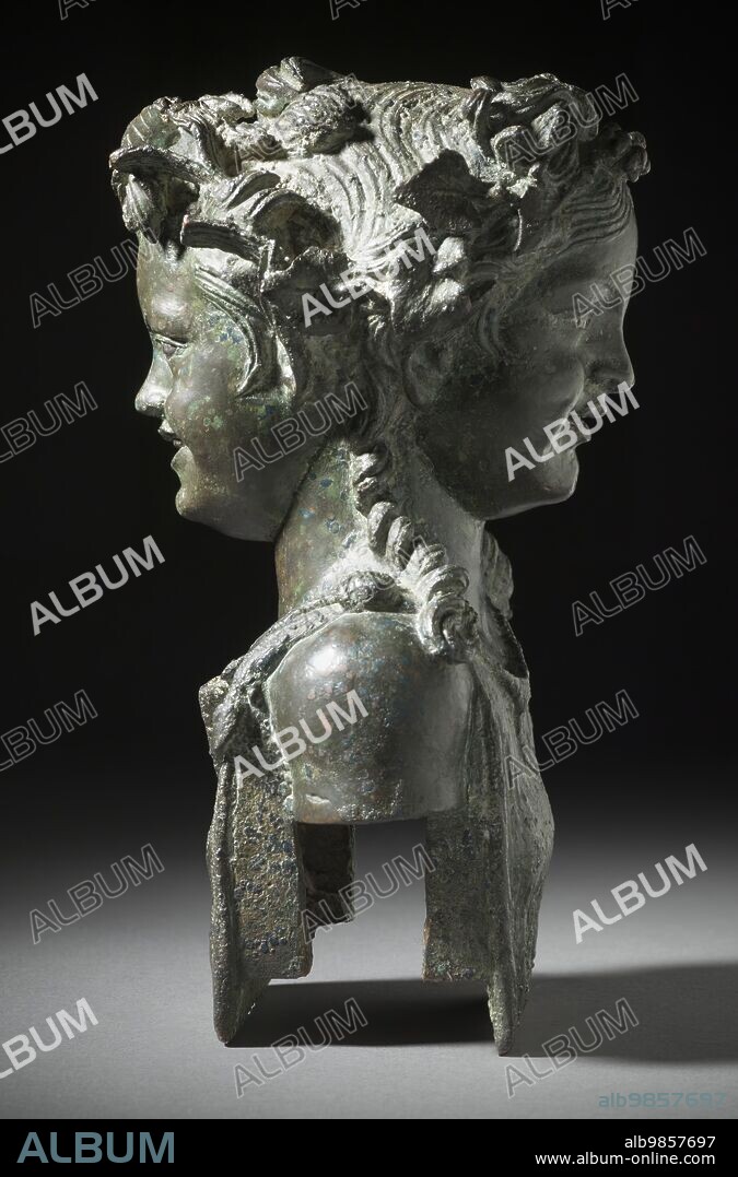Janiform Herm with Young Male and Female Fauns (image 5 of 13), 1st century B.C.-1st century A.D..