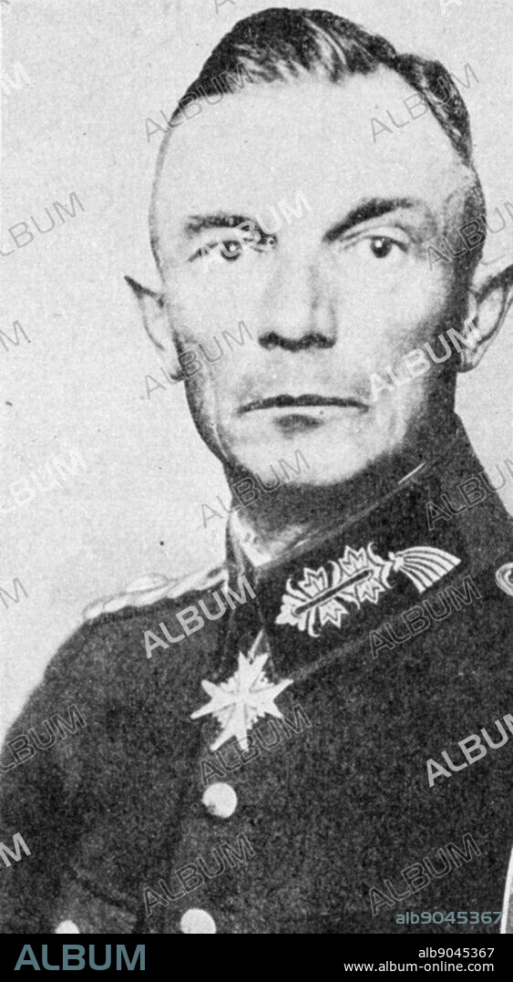 Fedor von Bock (1880-1945) German army officer. Rose to rank of Field Marshal. Commanded invasion of Vienna, 1938, of Czechoslovakia, Army Group B for invasion of France, 1940, Operation Typhoon the failed attack on Moscow.