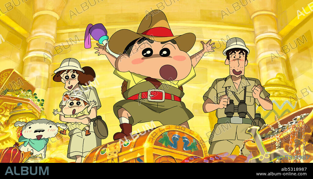 SHIN CHAN EN AUSTRALIA TRAS LAS ESMERALDAS VERDES, 2019 (CRAYON SHIN-CHAN: HONEYMOON HURRICANE-THE LOST HIROSHI), dirigida por MASAKAZU HASHIMOTO. Copyright Shin Ei Animation.