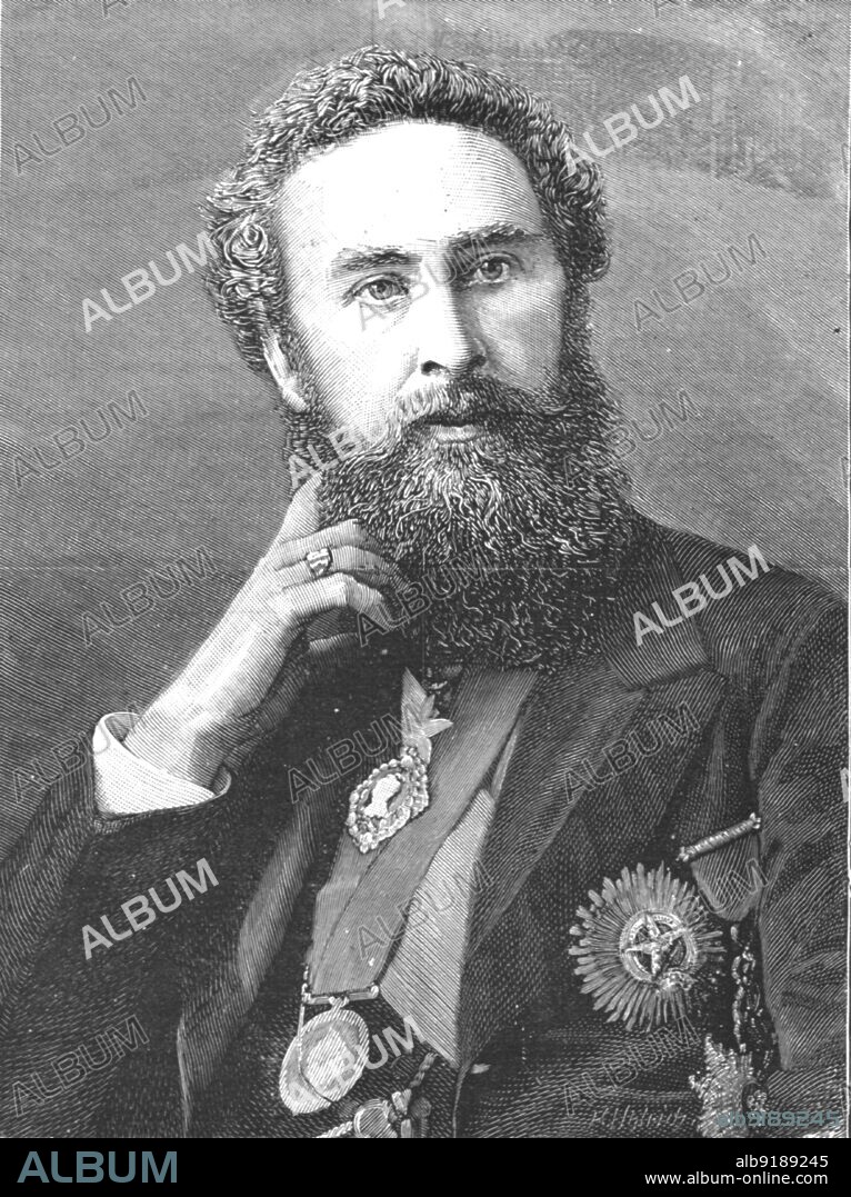 ''The Late Right Hon The Earl of Lytton, GCB 1831-1891', 1891. From "The Graphic. An Illustrated Weekly Newspaper", Volume 44. July to December, 1891.