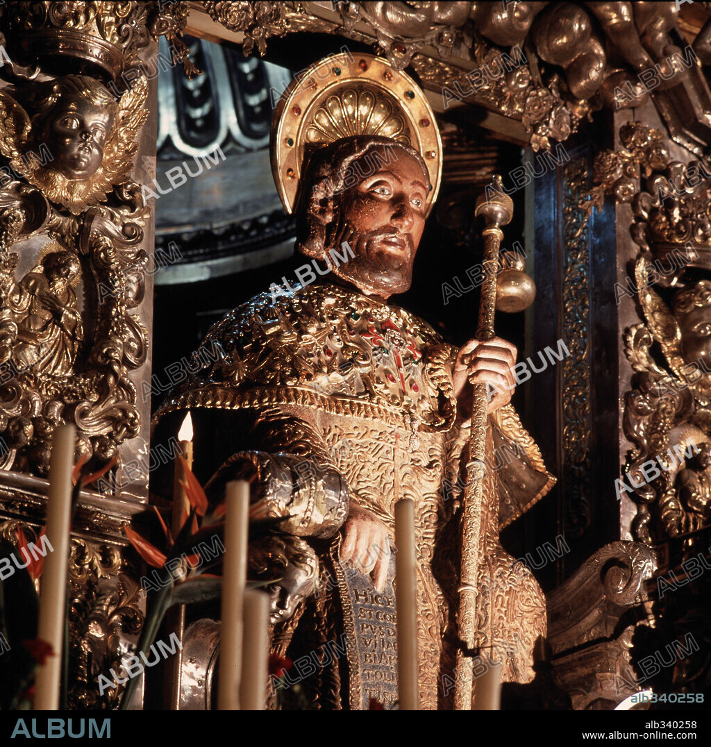 The Santiago Apostol. Cathedral of Santiago de Compostela. 12th-13th century.