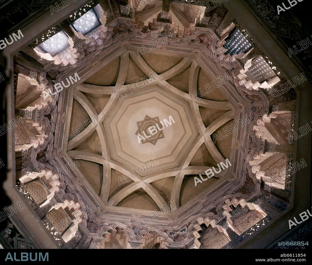BOVEDA DEL ORATORIO DE LA ALJAFERIA DE ZARAGOZA - SIGLO XI.