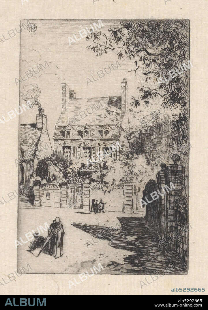 FÉLIX HILAIRE BUHOT. In the Provinces - The House of Orléans (Valognes), 1860-98.