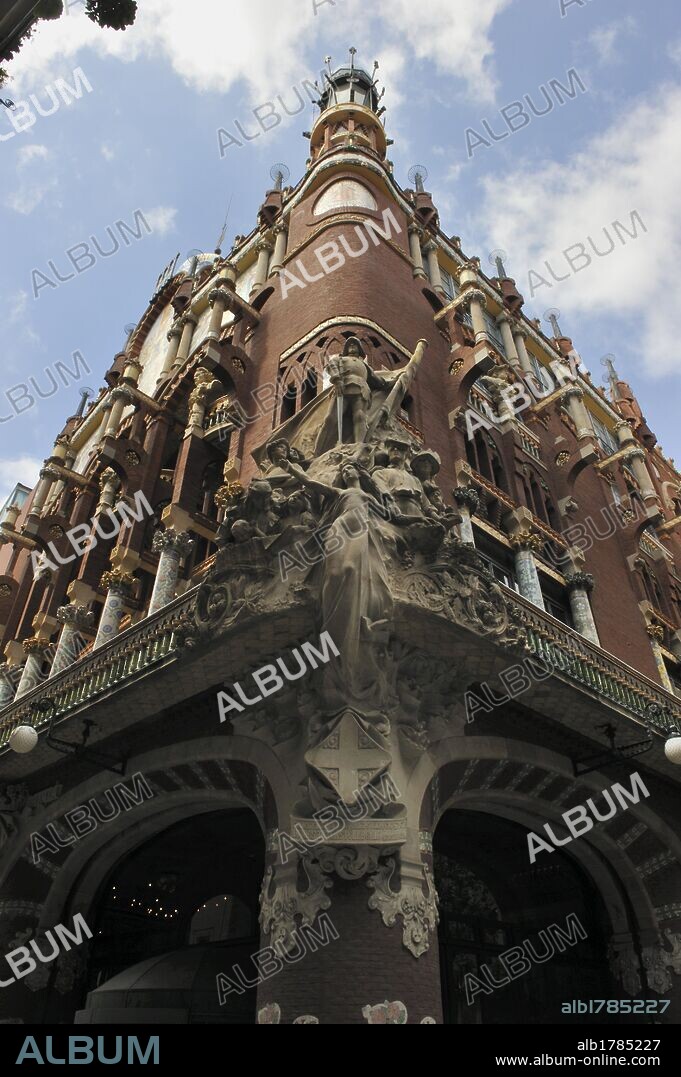Palau de la Música Catalana (1905-1908), arquitecte Domènech i Montaner, c/ Sant Francesc de Paula s/n, Barcelona, Catalunya, España.