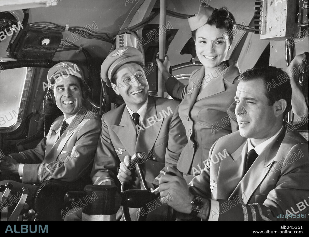 MARIA PIAZZAI en HEROES DEL AIRE, 1958, dirigida por RAMON TORRADO. Copyright ARTURO GONZALEZ P.C.