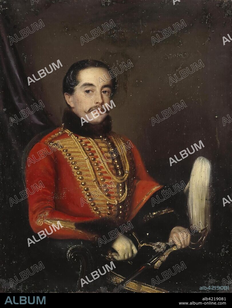 ROBERT CONSTANTIN SCHWEDE. 'Portrait of Konstantin Monsey'. Russia, 1848. Dimensions: 52,7x42,5 cm.