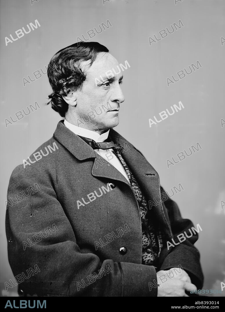 Junius Brutus Booth, Jr. between 1855 and 1865. [Actor, older brother of John Wilkes Booth who assassinated President Abraham Lincoln].