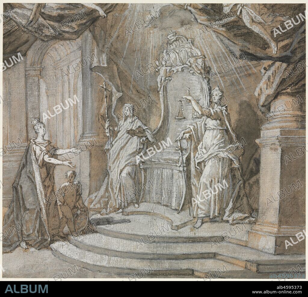 Madame de Maintenon Returning to the Catholic Church [1], 1700s.