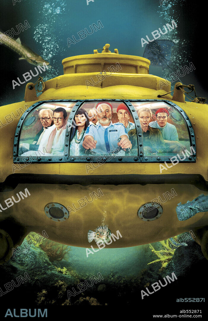 Poster of THE LIFE AQUATIC WITH STEVE ZISSOU, 2004, directed by WES ANDERSON. Copyright TOUCHSTONE PICTURES.