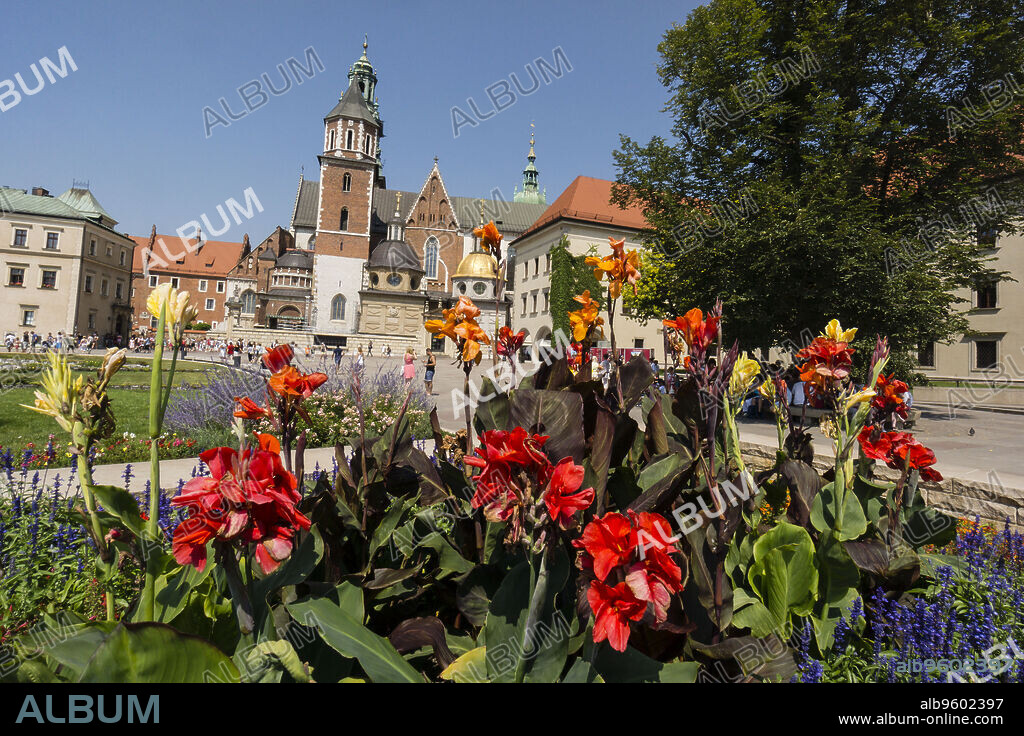 Catedral de Wawel, santuario nacional polaco, Cracovia,Polonia, eastern europe.