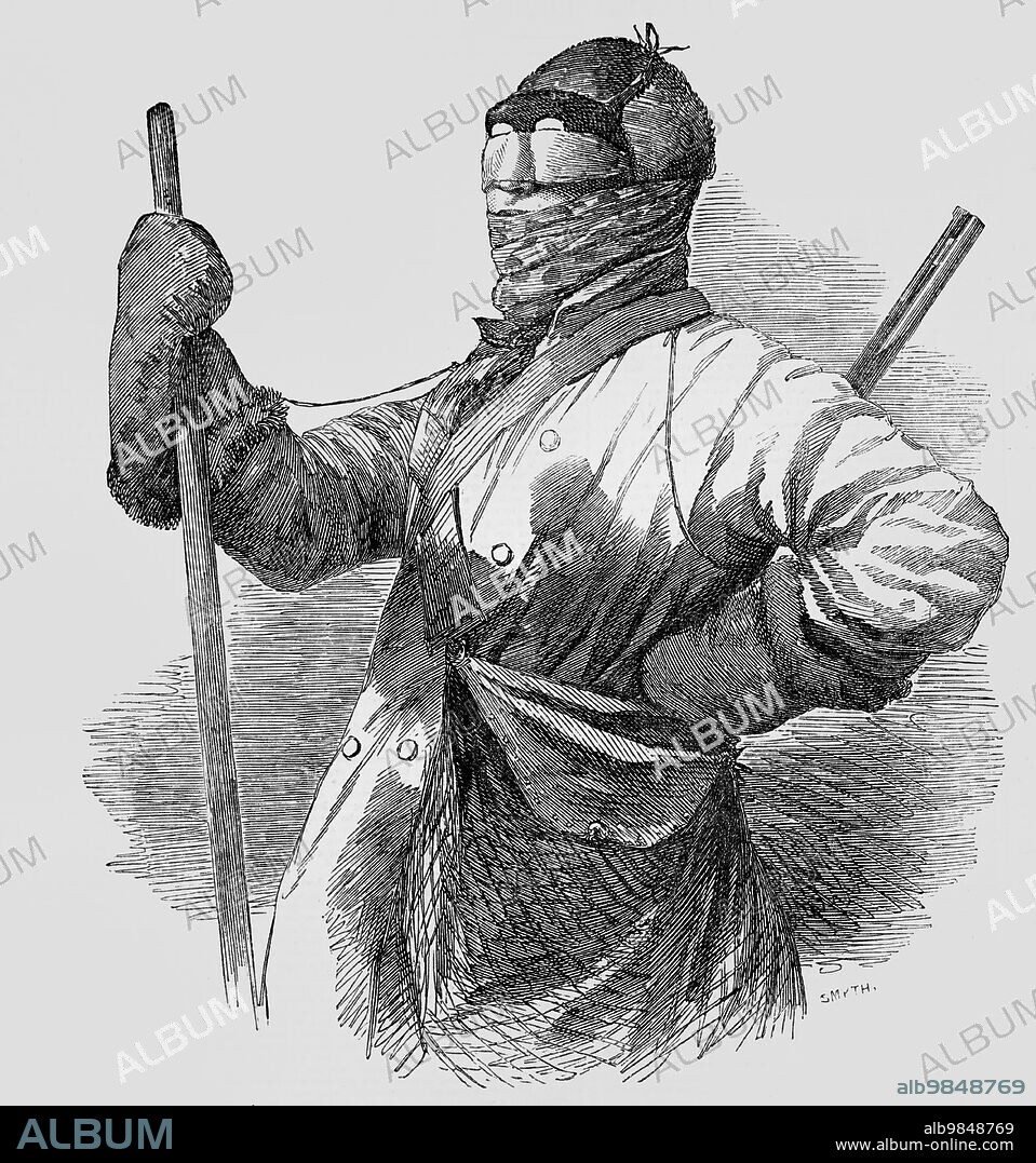 The Illustrated London News Etching From 1854.captain M'clure In His Artic Dress. Sir Robert John Le Mesurier Mcclure (Or M'clure) (28 January 1807 Ã¢â‚¬â€œ 17 October 1873) Was An Irish Explorer Of The Arctic. In 1854, He Was The First To Transit The Northwest Passage (By Boat And Sledge), As Well As The First To Circumnavigate The Americas.[1].