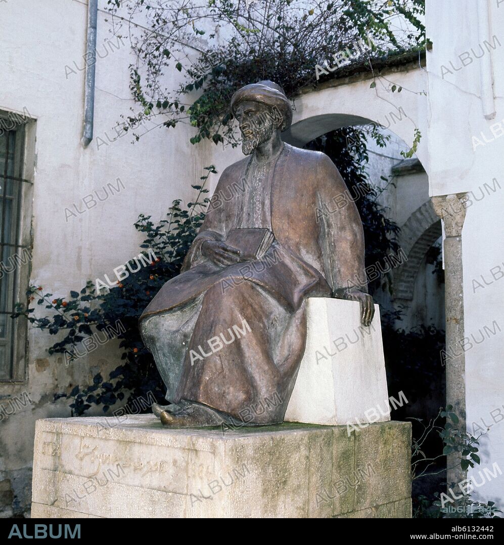AMADEO RUIZ OLMOS (1913-1993). MONUMENT TO MAIMONIDES (1135-1204) HISPANIC-JEWISH PHILOSOPHER AND MATHEMATICIAN - 20th CENTURY.