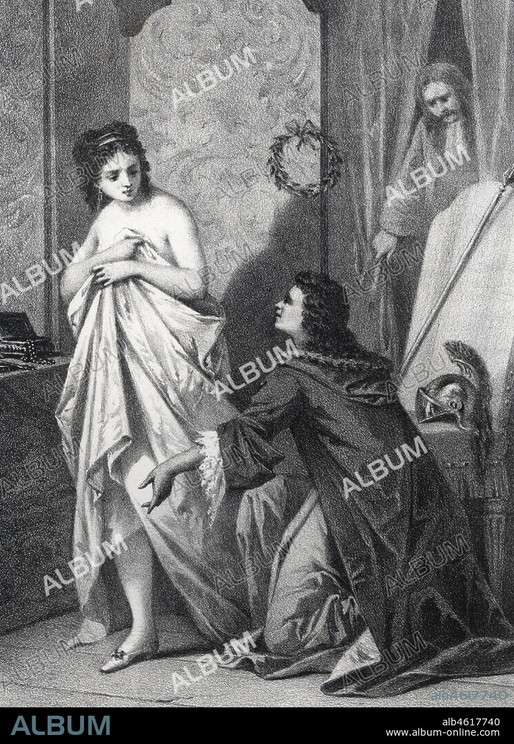 Marie-Anne de Cupis de Camargo (1710-1770), bailarina francesa. Grabado de 1870.