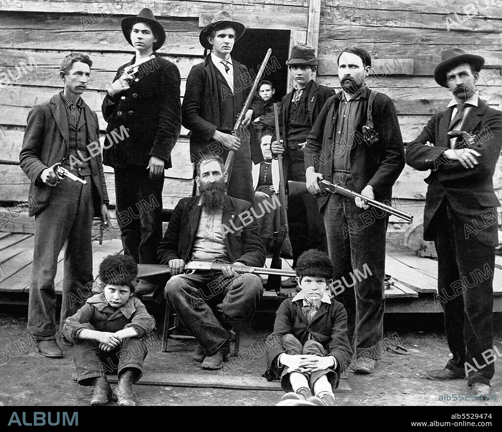 The Hatfield–McCoy feud (1863–1891) involved two families of the West Virginia–Kentucky area along the Tug Fork of the Big Sandy River. The Hatfields of West Virginia were led by William Anderson 'Devil Anse' Hatfield while the McCoys of Kentucky were under the leadership of Randolph 'Ole Ran'l, McCoy. Those involved in the feud were descended from Ephraim Hatfield (born c. 1765) and William McCoy (born c. 1750). The feud has entered the American folklore lexicon as a metonym for any bitterly feuding rival parties. More than a century later, the feud has become synonymous with the perils of family honor, justice, and revenge.
