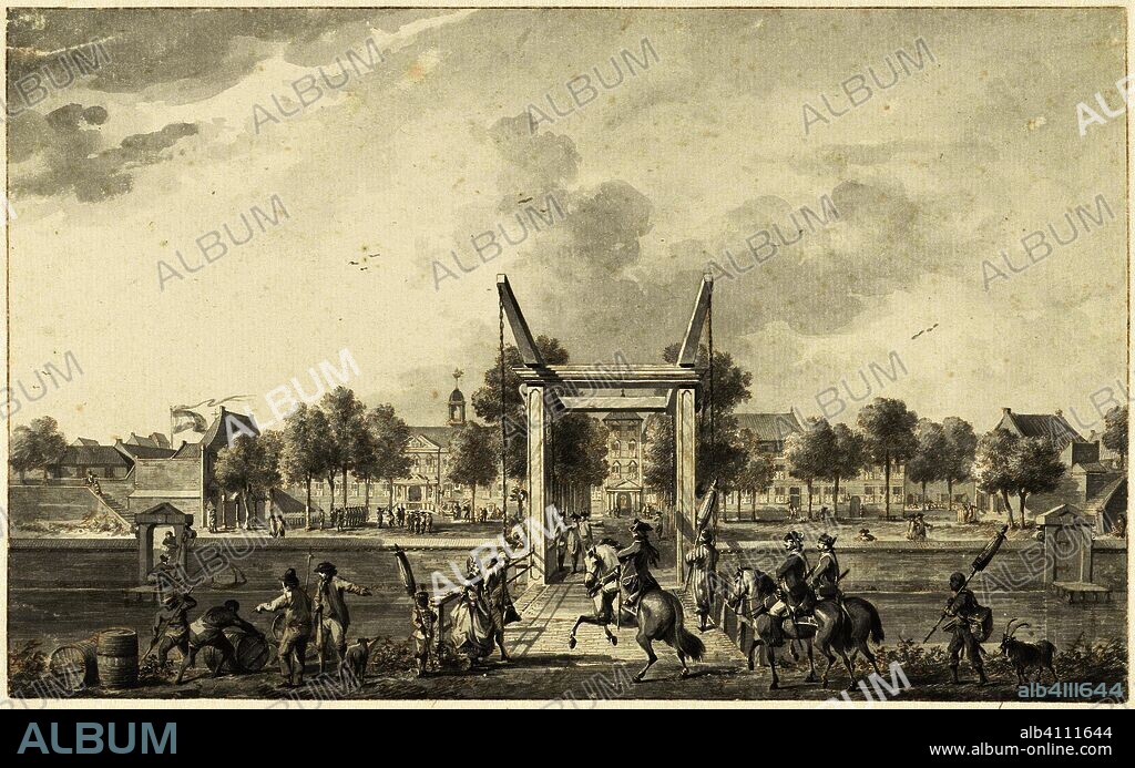 The Governor's House at Batavia. Draughtsman: Dirk Langendijk. Intermediary draughtsman: Hendrik Kobell. Dating: 1758 - 1805. Measurements: h 179 mm × w 288 mm.