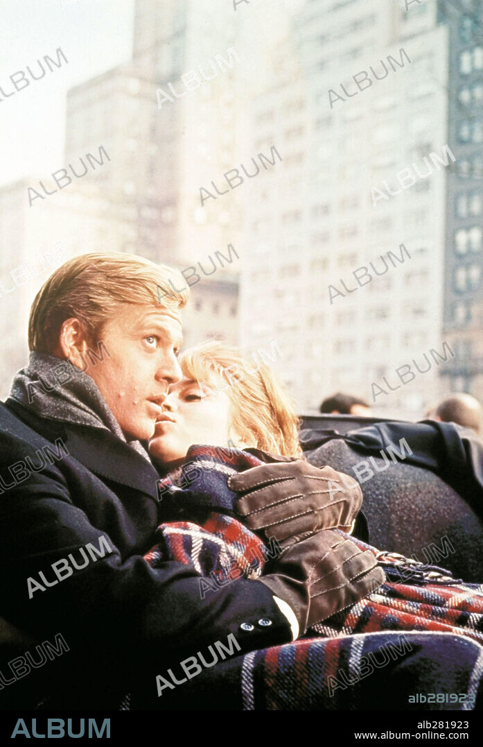 JANE FONDA y ROBERT REDFORD en DESCALZOS EN EL PARQUE, 1967 (BAREFOOT IN THE PARK), dirigida por GENE SAKS. Copyright PARAMOUNT PICTURES.