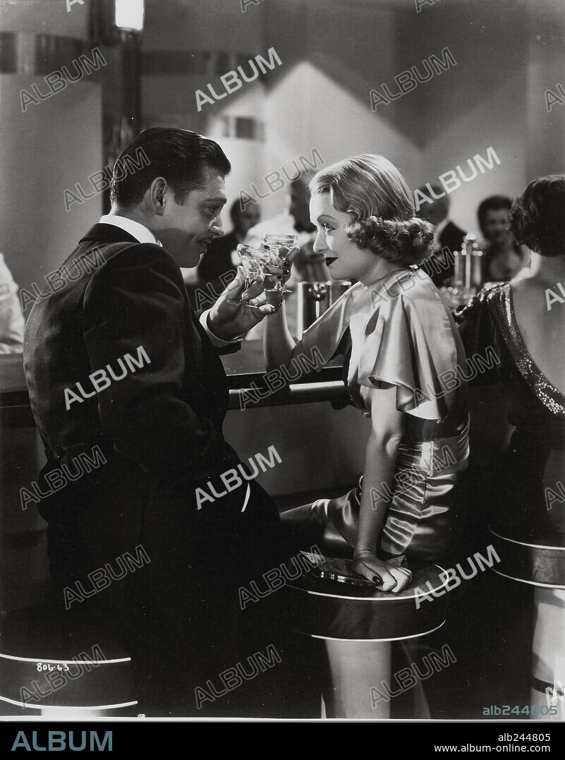 CLARK GABLE and CONSTANCE BENNETT in AFTER OFFICE HOURS, 1935, directed by ROBERT Z. LEONARD. Copyright M.G.M.