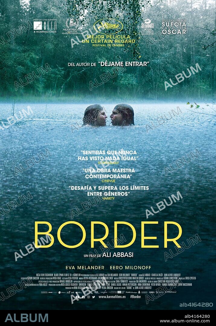 Poster de BORDER, 2018 (GRANS), dirigida por ALI ABBASI. Copyright Meta Spark, Kärnfilm.