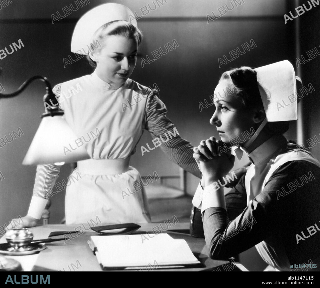 CAROLE LOMBARD in VIGIL IN THE NIGHT, 1940, directed by GEORGE STEVENS. Copyright RKO.