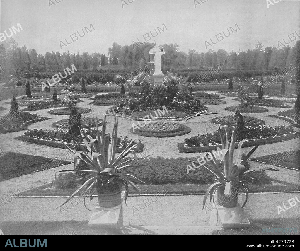 'Missouri Botanical Garden, St. Louis', c1897. Founded in 1859 and known informally as Shaw's Garden after its' founder and philanthropist Henry Shaw. From "A Tour Through the New World America", by Prof. Geo. R. Cromwell. [C. N. Greig & Co., London, c1897].