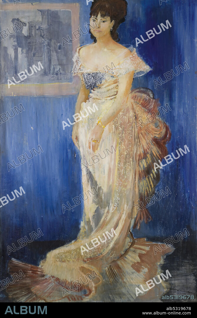 YURI IVANOVICH PIMENOV. Portrait of Tatiana Samoilova in the role of Anna Karenina.