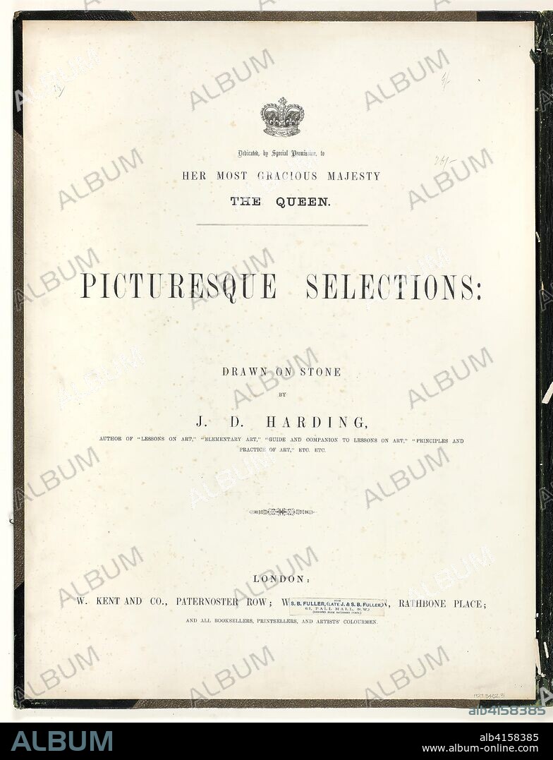 Picturesque Selections: Text Page, from Picturesque Selections. James Duffield Harding, (English, 1798-1863); Published by W. Kent and Co. Date: 1859-1860. Dimensions: 560 × 430 mm. Letterpress on paper. Origin: England.