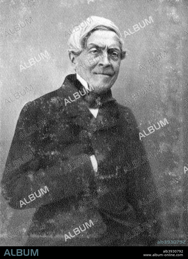 Jules Michelet, French historian, c1860-1874. Michelet (1798-1874) is best known for his 17-volume History of France (1833-1867). A photograph from Album de Photographies, Dans L'Intimite de Personnages Illustres, 1845-1890, Editions MD, 22 Rue de L'Arcade, Paris 8, 1845-1890.