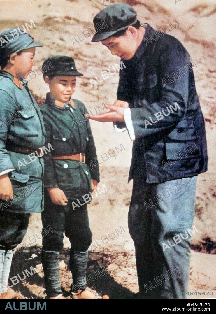 Chairman Mao talking with young communist children, in Yenan (1939) Mao Zedong (1893 - September 9, 1976), was a Chinese communist revolutionary who became the founding father of the People's Republic of China (PRC), which he ruled as the Chairman of the Communist Party of China from its establishment in 1949 until his death.