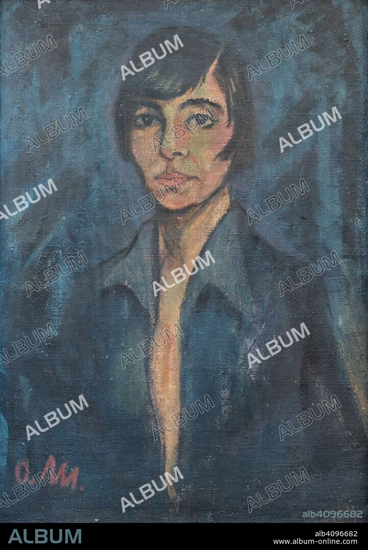 OTTO MUELLER. Portrait of Maschka Mueller.