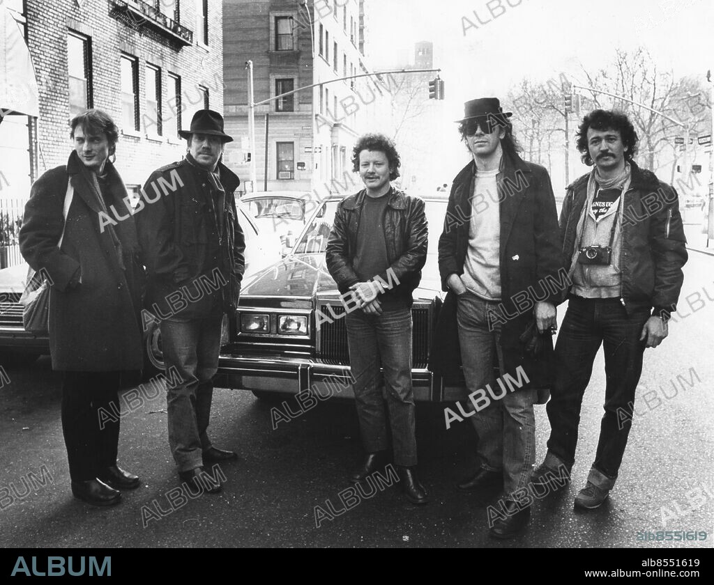 Göteborg - 1983-07-02 - Sångaren Totta Näslund i New York med Bengt Blomgren, Bernt Andersson, Nicke Ström och xxxx *** Local Caption *** . CLAES LEWERENTZ.