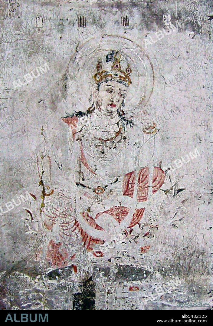 Horyu-ji (Temple of the Flourishing Law) is a Buddhist temple in Ikaruga, Nara Prefecture, Japan. Its full name is Horyu Gakumonji, or Learning Temple of the Flourishing Law, the complex serving both as a seminary and a monastery. In 1993, Horyu-ji was inscribed as a UNESCO World Heritage Site under the name Buddhist Monuments in the Horyu-ji Area. The Japanese government lists several of its structures, sculptures and artifacts as National Treasures. The kondo, or great hall of the temple, dating in part to the 7th century, is famous for its 7th century Buddhist murals. Unfortunately, on January 26, 1949, a fire in the kondo caused very severe damage to the murals, many of which were destroyed. The murals of the kondo comprise fifty walls; four larger walls, eight mid-sized walls and thirty-eight small wall areas inside the building. The original murals were removed after the fire incident in 1949 and are kept in storage. Twenty small wall paintings that escaped the fire remain in place, while reproductions have replaced the lost frescoes. The ancient Horyu-ji frescoes represent Pure Land Shaka, Amida, Miroku and Yakushi Nyorai Bhuddas. There are artistic links with similar murals in Dunhuang, China and Ajanta, India. Some authorities link the paintings to a Goguryeo monk named Tamjing who lived in 7th century Ikaruga, but this is disputed.