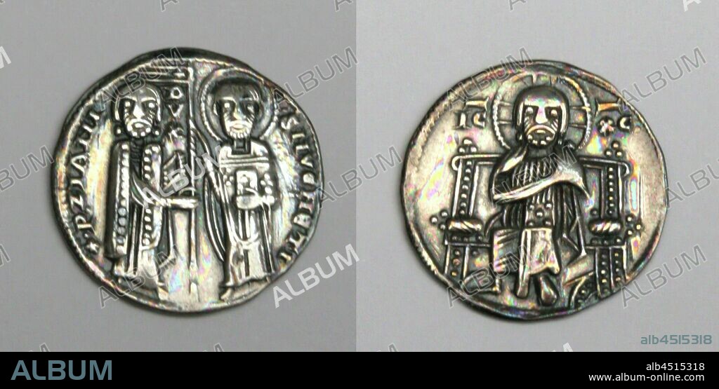 Italian, Grosso of Pietro Ziani, Doge of Venice, 1205/1229, silver, 13/16 in. (2.0 cm). Wgt. 2.17 grams.