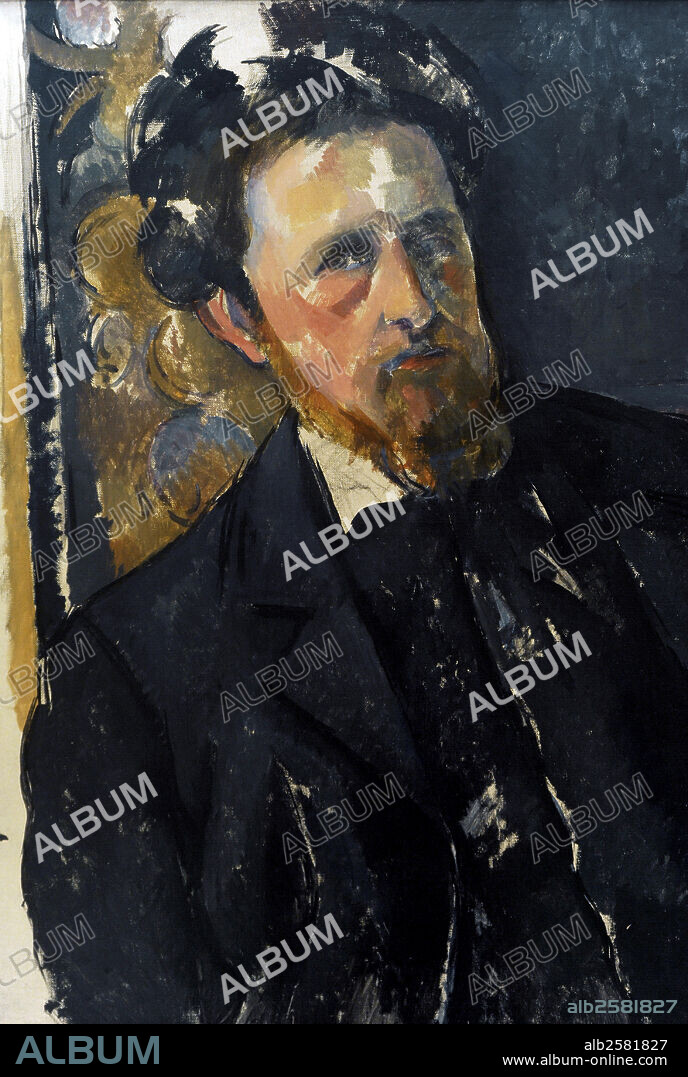 PAUL CÉZANNE. Joachim Gasquet (1873-1921). Poeta y filósofo francés. Retrato por Paul Cezanne (1839-1906),1896-1897. Óleo sobre lienzo. Galería Nacional de Praga. República Checa.