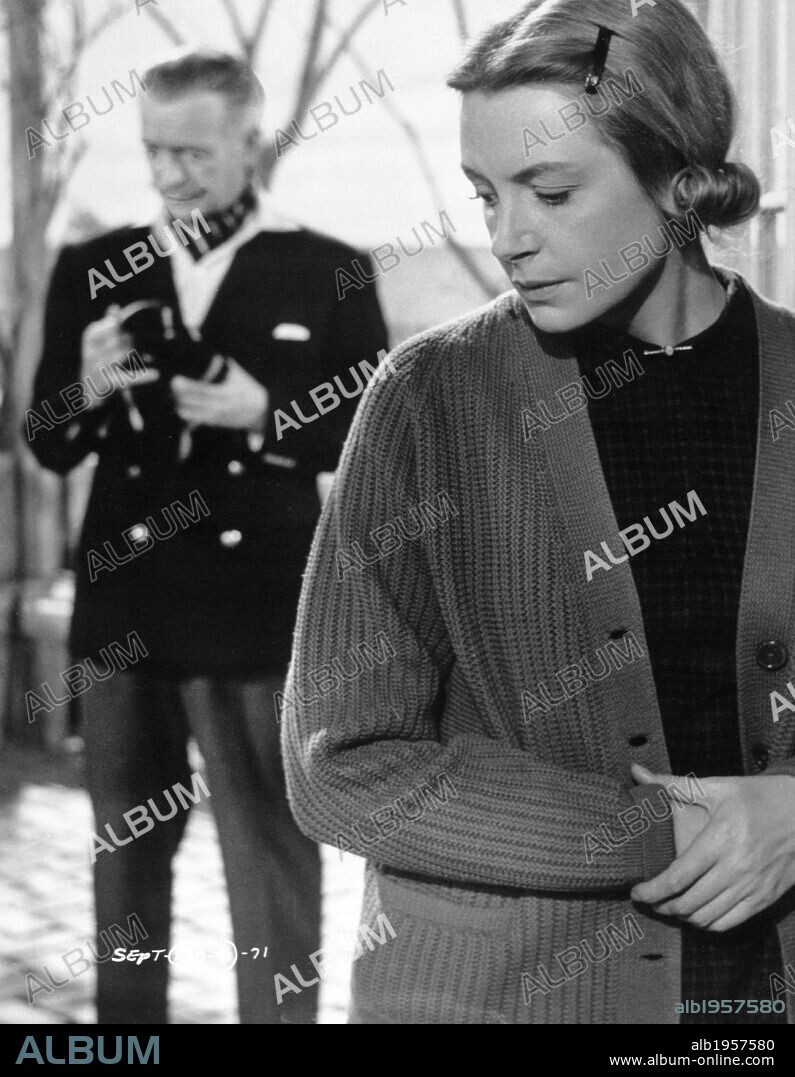 DAVID NIVEN y DEBORAH KERR en MESAS SEPARADAS, 1958 (SEPARATE TABLES), dirigida por DELBERT MANN. Copyright UNITED ARTISTS.