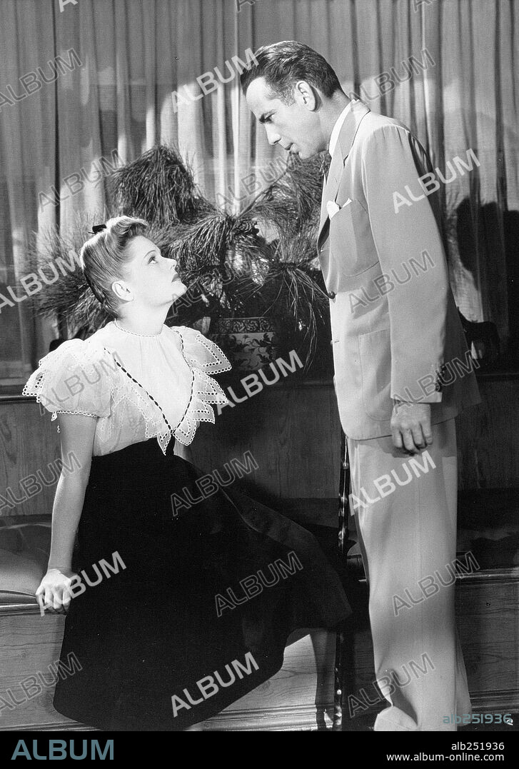 ALEXIS SMITH et HUMPHREY BOGART dans LA MORT N'ÉTAIT PAS AU RENDEZ-VOUS, 1945 (CONFLICT), réalisé par CURTIS BERNHARDT. Copyright WARNER BROTHERS.