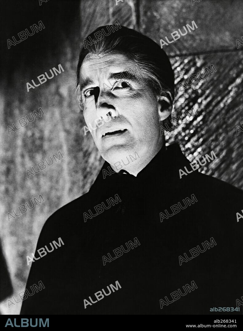 CHRISTOPHER LEE in DRACULA, PRINCE OF DARKNESS, 1966, directed by TERENCE FISHER. Copyright Hammer Films.