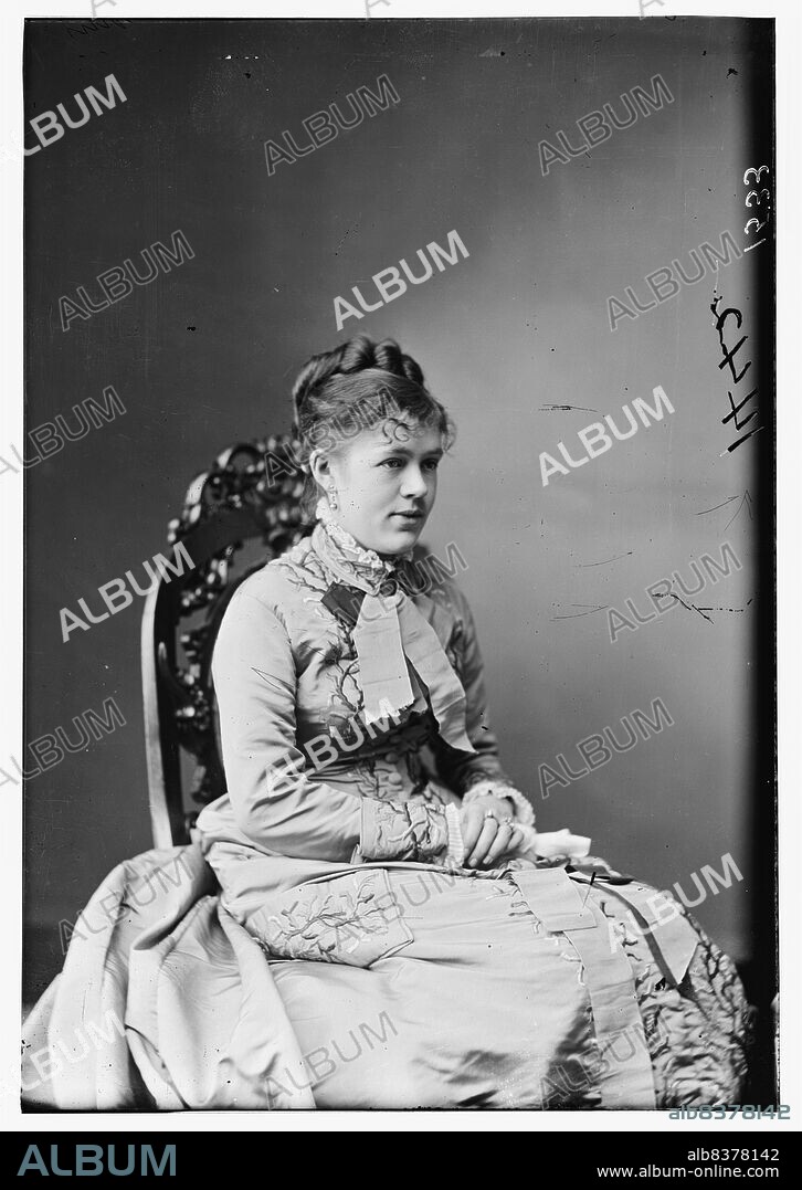 Mrs. A. Sartoris (Nellie Grant), between 1870 and 1880.