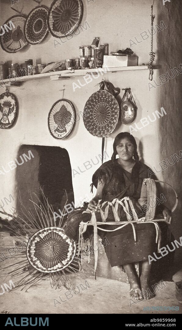 A. C. VROMAN. Indian Mother With Her Child, Printed 1900 circa.
