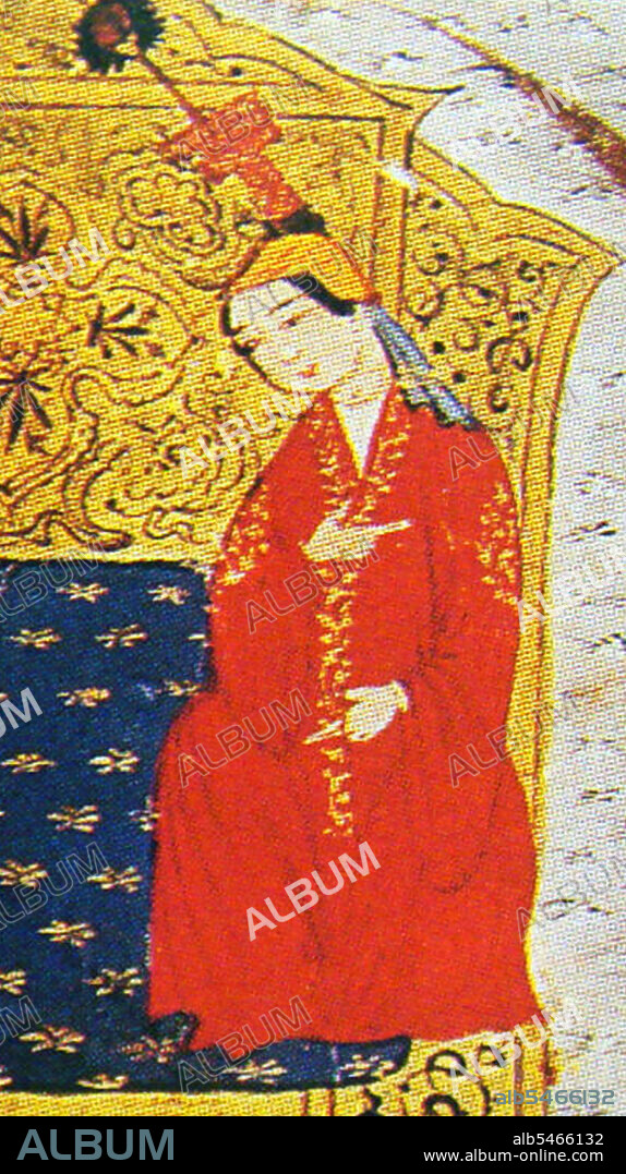 Sorghaghtani Beki or Bekhi, also written Sorkaktani, Sorkhokhtani, Sorkhogtani, Siyurkuktiti (c. 1198-1252), a Kereyid princess of the Nestorian Christian faith and daughter-in-law of Temujin (later known as Genghis Khan), was one of the most powerful and competent women in the Mongol Empire. Married to Tolui, Genghis' youngest son, she raised her sons to be leaders, and maneuvered the family politics so that all four of her sons, Mongke Khan, Hulagu Khan, Ariq Boke, and Kublai Khan, were to inherit the legacy of their grandfather. As a moving spirit behind the Mongol Empire, Sorghaghtani is responsible for much of the trade openings and intellectual exchange made possible by this, the largest contiguous empire in world history. As such, she may count among the most influential women in world history.