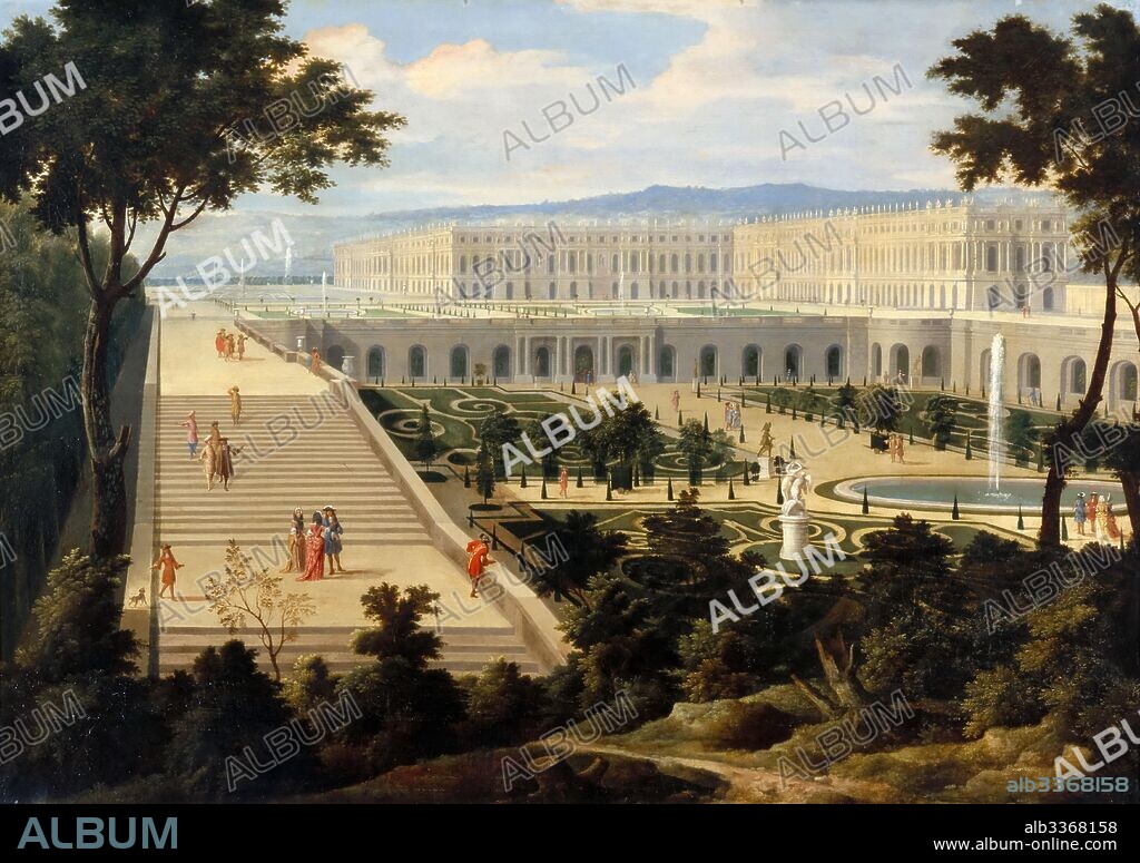 JEAN-BAPTISTE MARTIN. L'orangerie du château de Versailles.