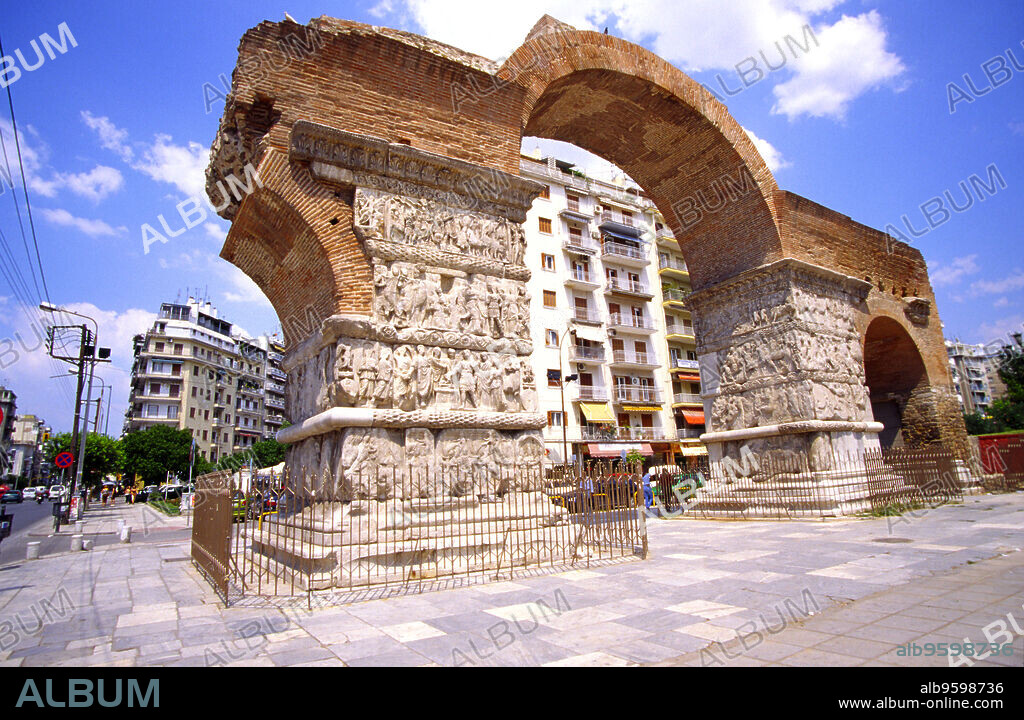 Arco de Galerio (303 d.C).Salónica. Macedonia.Grecia.
