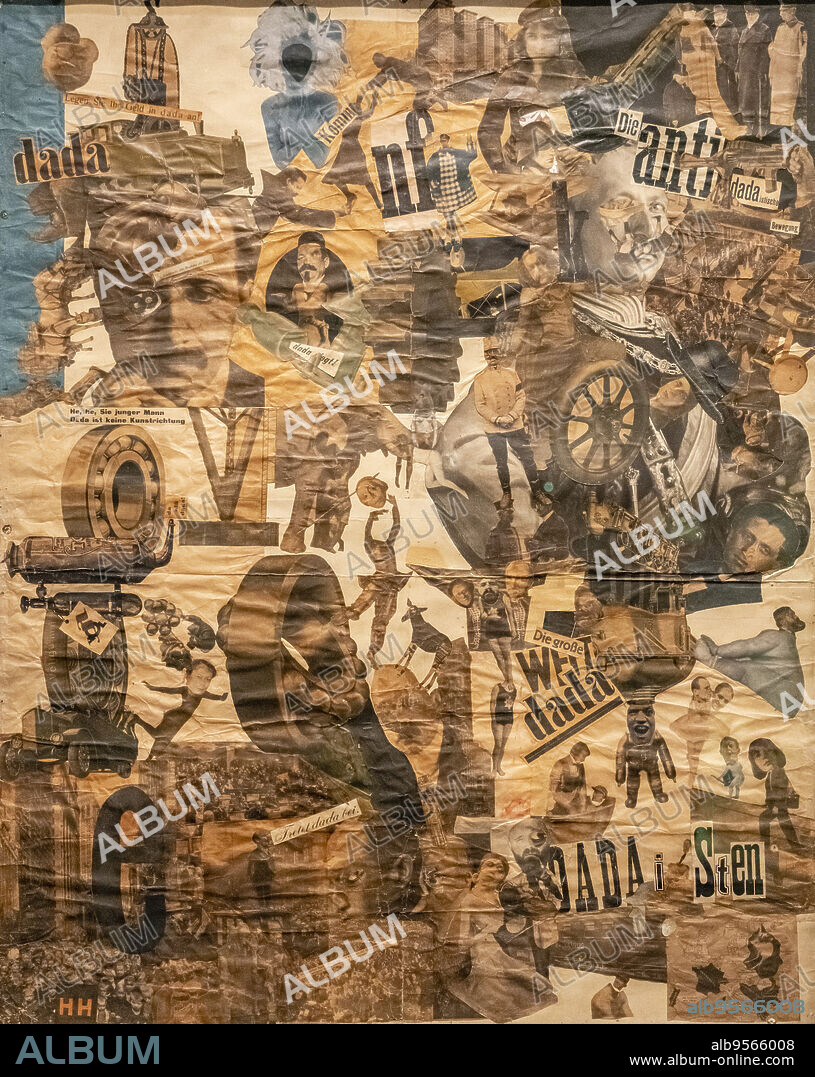 HANNAH HÖCH. Hannah Hoch, Cut with the Kitchen Knife Dada through the Last Weimar Beer-belly Cultural Epoch in Germany, 1919, Berlin, Federal Republic of Germany.
