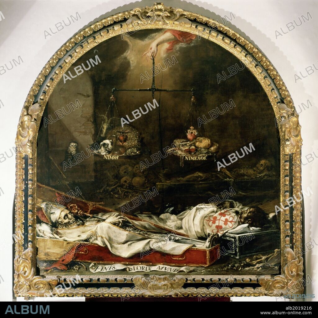 JUAN DE VALDÉS LEAL. Juan de Valdés Leal / 'Finis Gloriae Mundi', 1672, Óleo sobre lienzo, 270 × 216 cm.