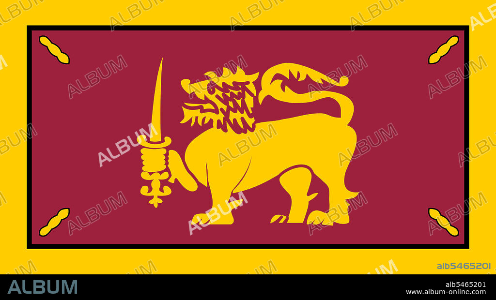 The Singha or Lion Flag of Ceylon between 1948 and 1951. Sri Lanka had always been an important port and trading post in the ancient world, and was increasingly frequented by merchant ships from the Middle East, Persia, Burma, Thailand, Malaysia, Indonesia and other parts of Southeast Asia. The islands were known to the first European explorers of South Asia and settled by many groups of Arab and Malay merchants. A Portuguese colonial mission arrived on the island in 1505 headed by Lourenco de Almeida, the son of Francisco de Almeida. At that point the island consisted of three kingdoms, namely Kandy in the central hills, Kotte at the Western coast, and Yarlpanam (Anglicised Jaffna) in the north. The Dutch arrived in the 17th century. The British East India Company took over the coastal regions controlled by the Dutch in 1796, and in 1802 these provinces were declared a crown colony under direct rule of the British government, therefore the island was not part of the British Raj. The annexation of the Kingdom of Kandy in 1815 by the Kandyan convention, unified the island under British rule. European colonists established a series of cinnamon, sugar, coffee, indigo cultivation followed by tea and rubber plantations and graphite mining. The British also brought a large number of indentured workers from Tamil Nadu to work in the plantation economy. The city of Colombo was developed as the administrative centre and commercial heart with its harbor, and the British established modern schools, colleges, roads and churches that introduced Western-style education and culture to the Ceylonese. On 4 February 1948 the country gained its independence as the Dominion of Ceylon. It changed its name to Sri Lanka in 1972.