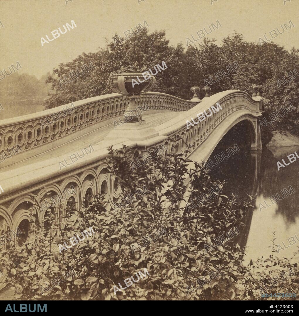 Central Park (New York.) The Bow Bridge., Edward and Henry T. Anthony & Co. (American, 1862 - 1902), about 1863–1866, Albumen silver print.