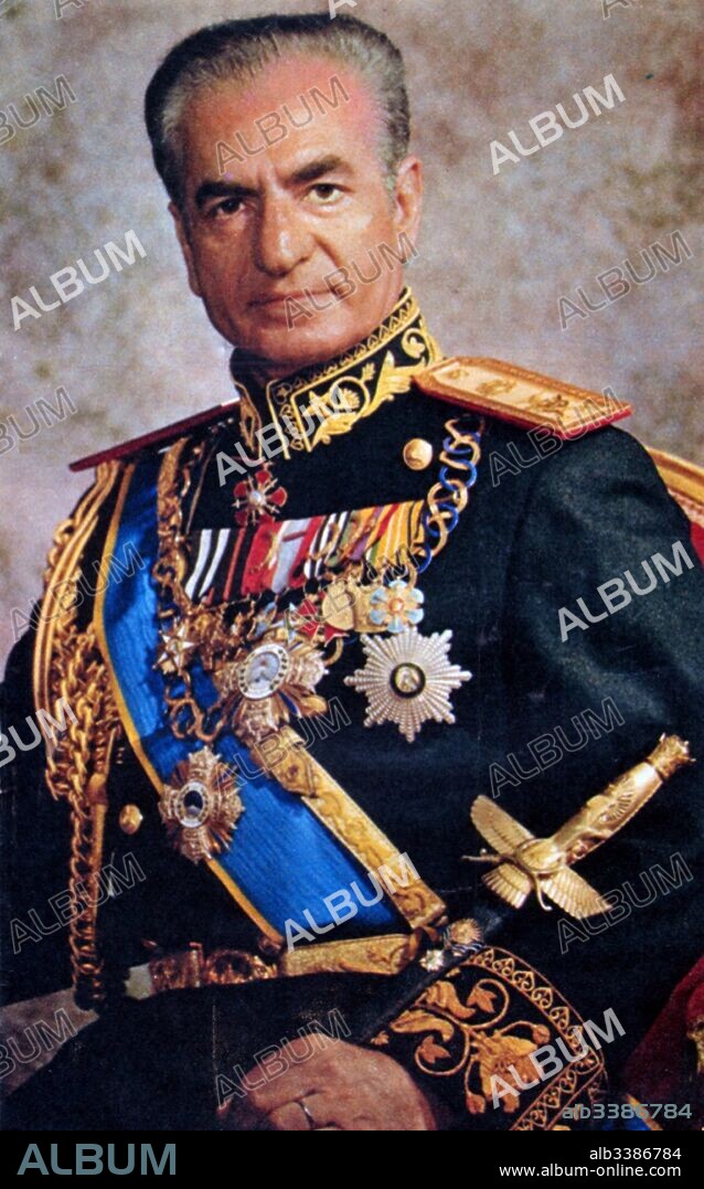 Mohammad Reza Pahlavi (1919 - 1980), known as Mohammad Reza Shah, was the Shah of Iran from 16 September 1941 until his overthrow by the Iranian Revolution on 11 February 1979.