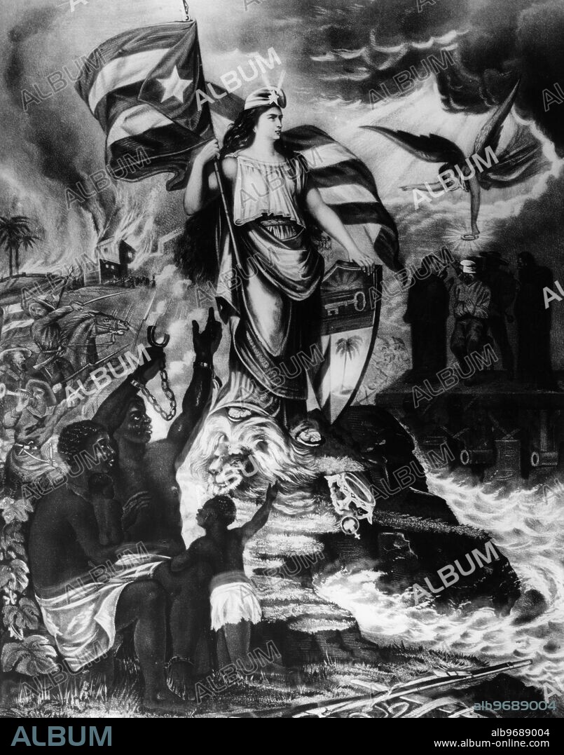Cuba: La Libertad de Cuba, 1875.